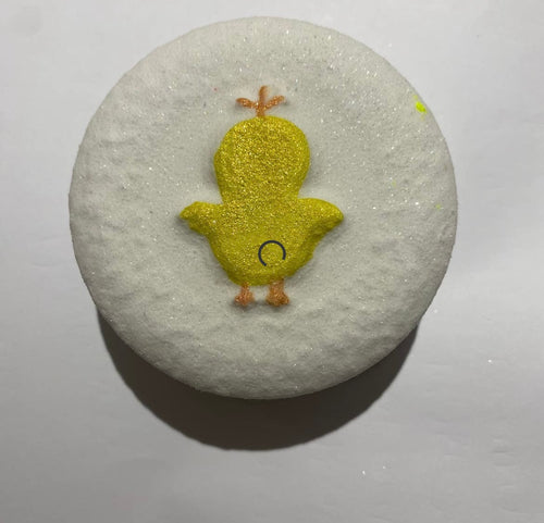 Easter chick bath bomb